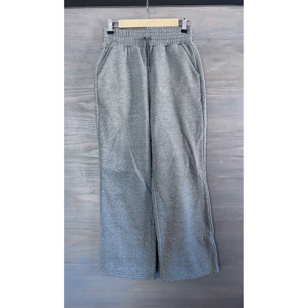 4th & Reckless Wide-Leg‎ Sweatpants In Size Small Gray